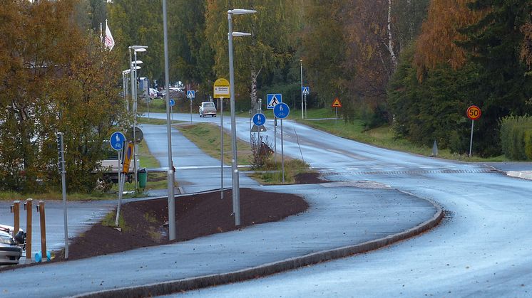 Nu invigs ännu en gång- och cykelväg i Piteå 