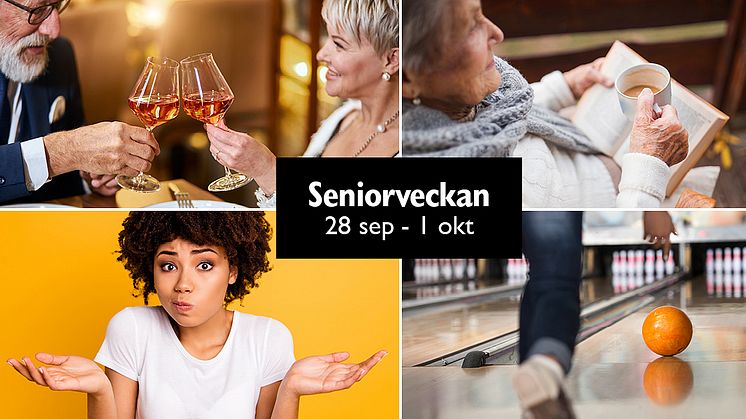 Seniorvecka med föreläsningar, rörelse och underhållning