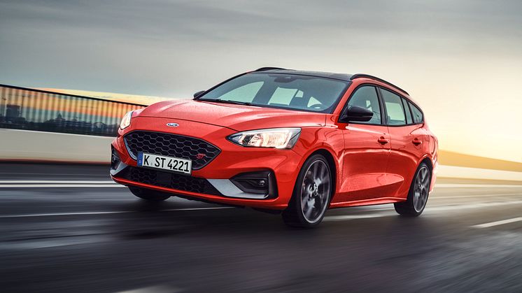 Her er nye Ford Focus ST stasjonsvogn