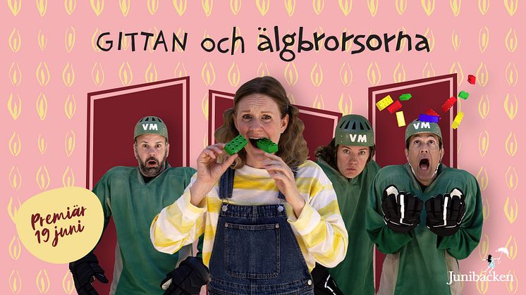 Den 19 juni är det premiär för Gittan och älgbrorsorna på Junibackens Trädgårdsscen