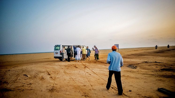 Bus stop in Benin