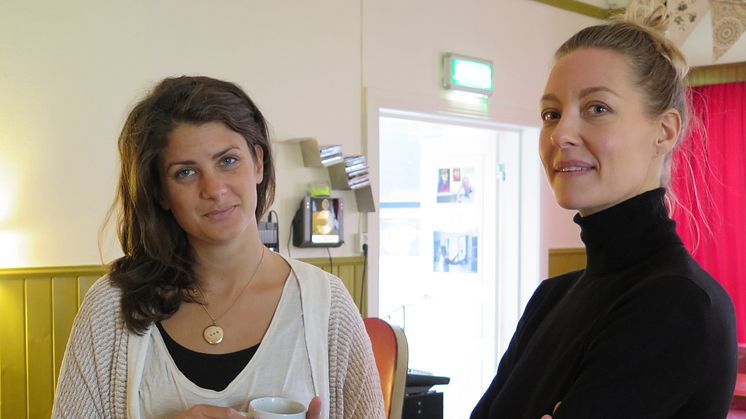 Lisa Hellmer och Amanda Mendiant på Designfrukost