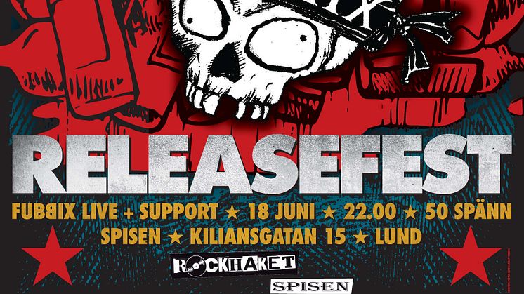 Fubbix Releasefest för debutplattan Utanför Systemet