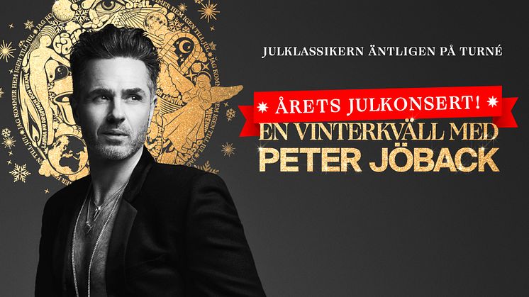 Peter Jöback åker ut på sin första julturné sedan 2009 och presenterar idag stolt gästartisterna på den stundande turnén