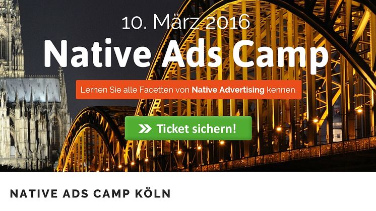 Native Ads Camp Köln 2016