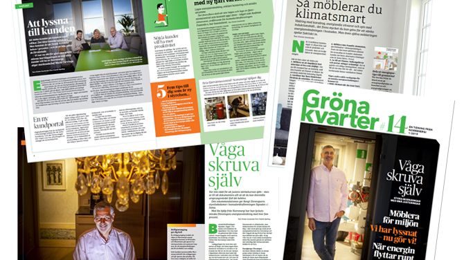 Råd och tips om din värme i nya numret av Gröna kvarter