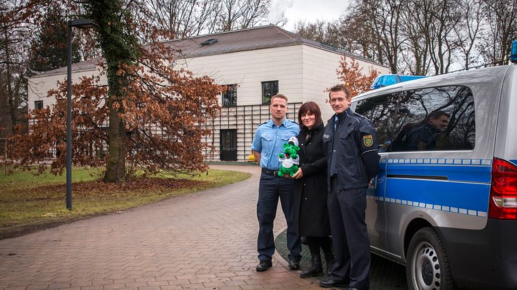 Bereitschaftspolizei Sachsen spendet für das Kinderhospiz