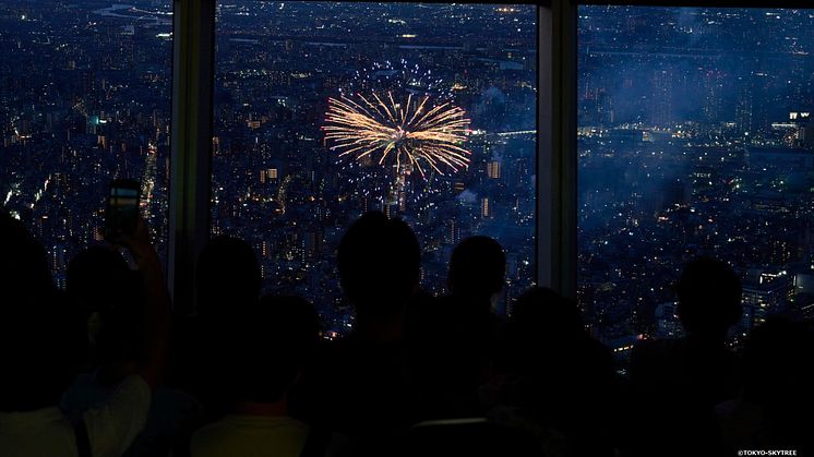 View the Fireworks from TOKYO SKYTREE