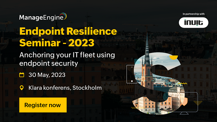 Inuit och MangeEngine bjuder in till en förmiddag om hur du skyddar verksamhetens endpoints i dagens hybrida IT-miljö.