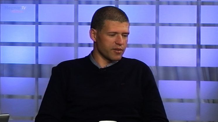 Andreas Myhre snakker om vinterprisen på strøm på HegnarTV 