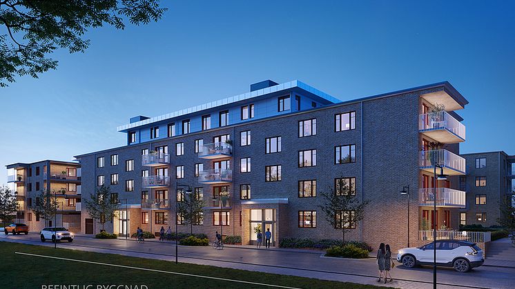 Nu startar försäljningen av fler moderna lägenheter i centrala Eskilstuna