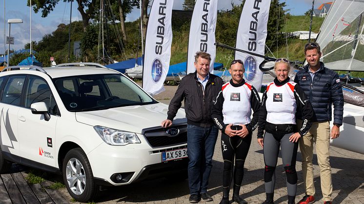 Subaru sponserer danske sejlere