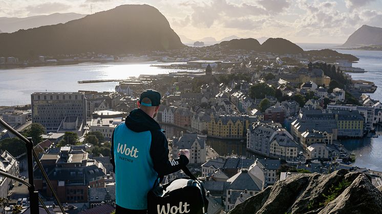 Wolt lanserer hurtiglevering i Ålesund 11. oktober