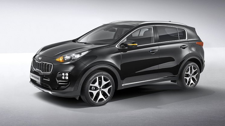 Helt ny KIA Sportage med skarpe linjer og dynamisk design