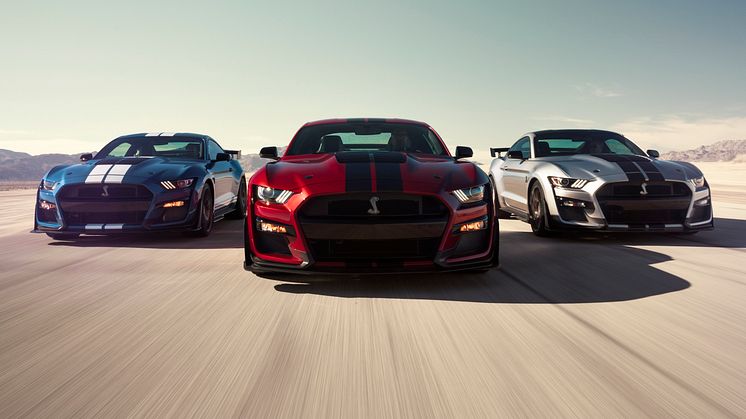 Top-Athlet: Der neue Ausnahmesportler an der Spitze der Mustang-Baureihe schöpft über 513 kW (700 PS) aus einem 5,2 Liter großen V8-Kompressor-Motor
