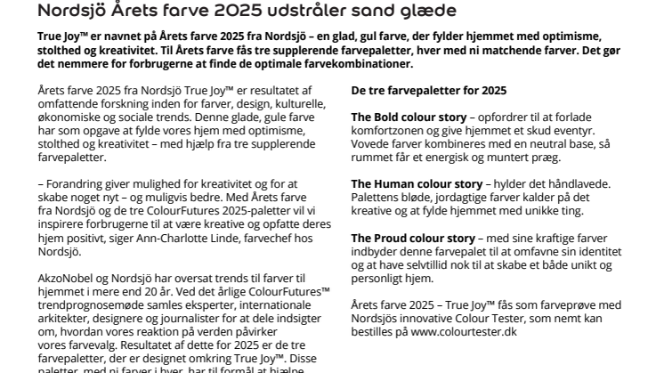 Nordsjö Årets farve 2025 udstråler sand glæde.pdf