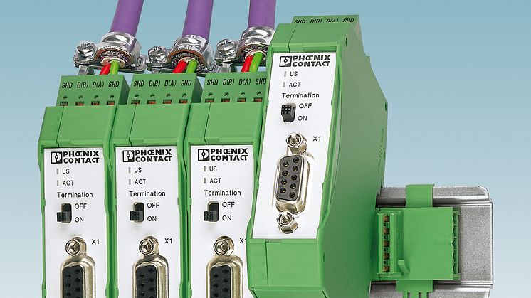 Aktiv endemotstand for Profibus-nettverk