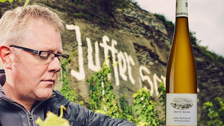 Tillfällig lansering av Riesling Spätlese från Mosels toppfirma Fritz Haag