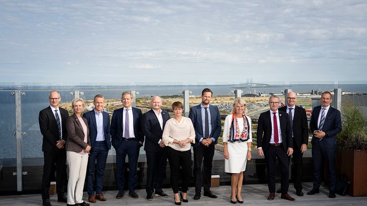 Från ministermöte i Greater Copenhagen Task Force. September 2021. Fotograf: Carsten Seidel