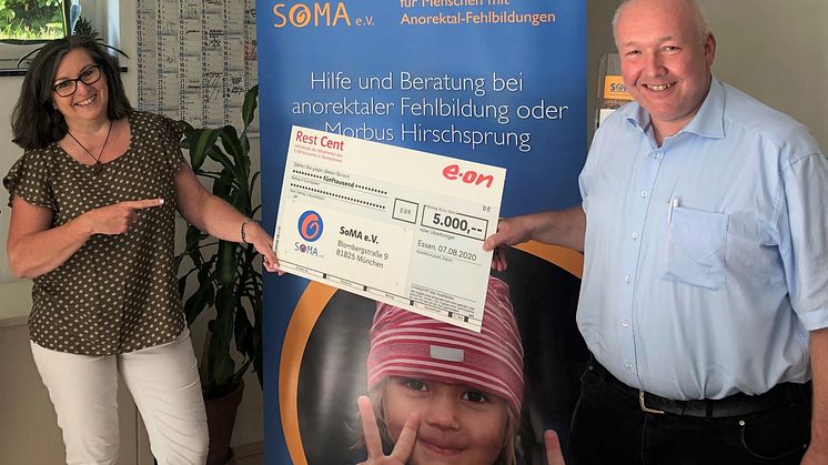 Bayernwerk-Mitarbeiter spenden für SoMA e.V.