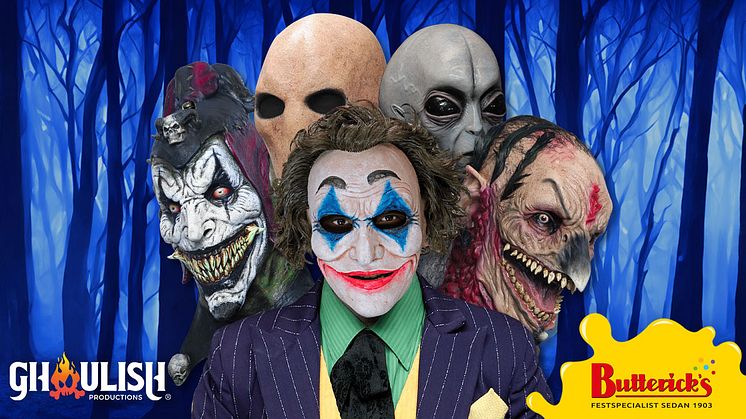 Unika masker till halloweenButterick’s Ghoulish