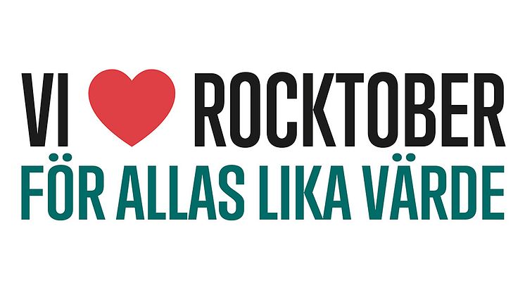 Tyresö Centrum firar allas lika värde och olika personligheter tillsammans med sju syster-köpcentrum, i Vi❤️Rocktober