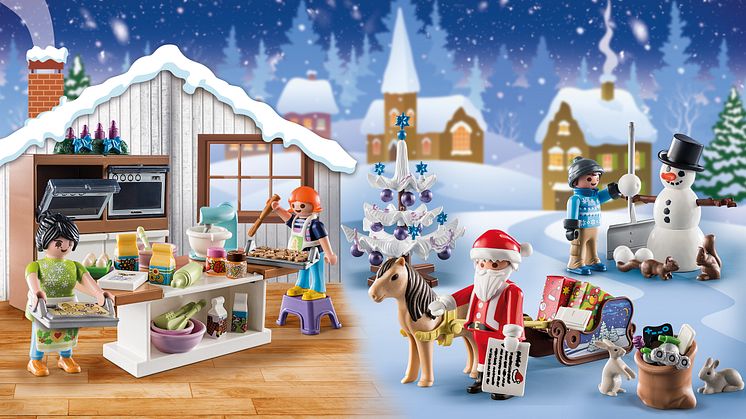 Adventskalender Weihnachtsbacken (71088) von PLAYMOBIL