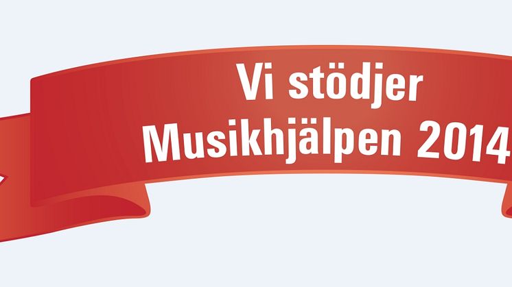 Vi stödjer Musikhjälpen 2014