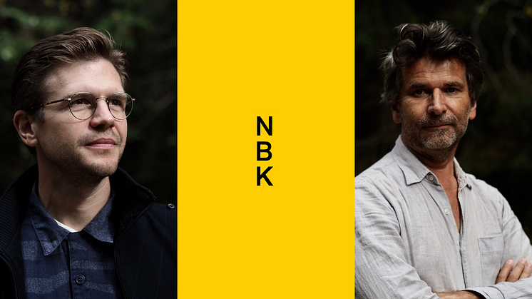 NBKs avtroppende og påtroppende styreledere, Ruben Steinum og Geir Egil Bergjord. Foto: Jannik Abel/NBK