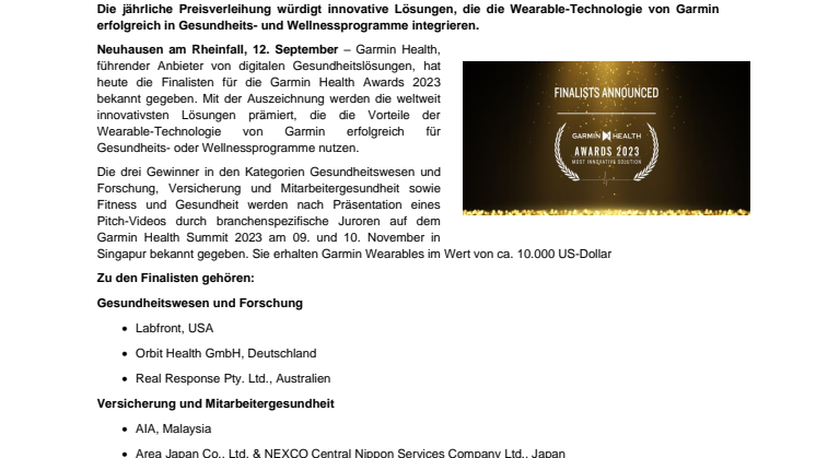 PM_Garmin_CH_Finalisten Garmin Health Award