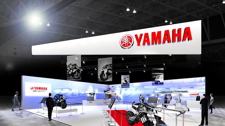 Rendering of Yamaha Motor Booth at CES 2018