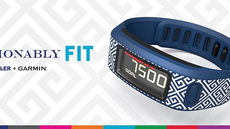 Jonathan Adler designar armband  till Garmin® vívofit aktivitetsmätare