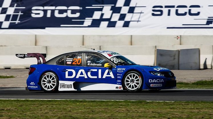 Mattias Andersson vill fylla hundra i STCC med Dacia