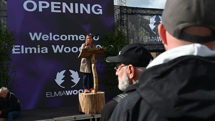 The forestry fair has opened and had a fantastic first day