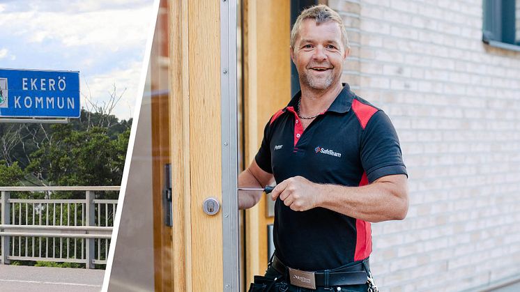 SafeTeam installerar lås i Ekerö kommun.