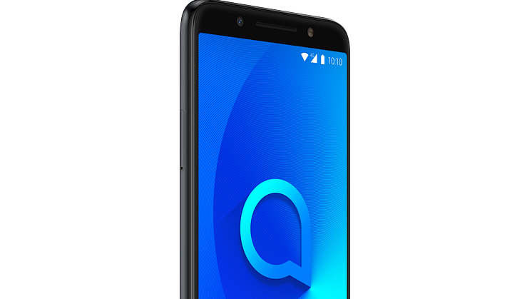 Alcatel 3X_Metallic Black_Front Left