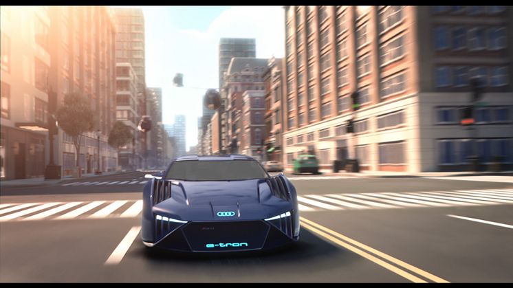 Audi RSQ e-tron (konceptbil til animationsfilmen Spies in Disguise)