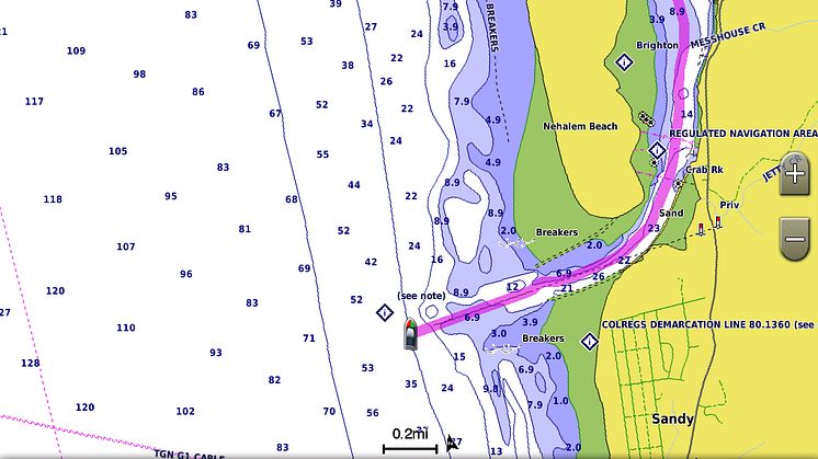 Garmin® förbättrar BlueChart®-kartografin med nytt HD-innehåll