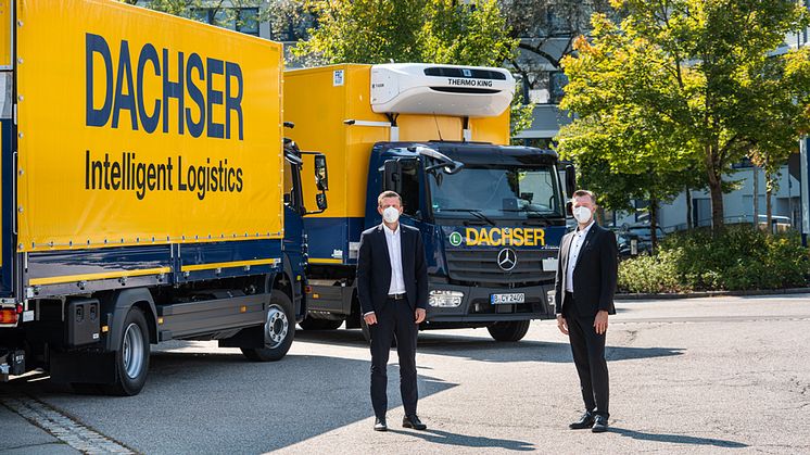 v.l.n.r.: Alexander Tonn, COO Road Logistics Dachser und Martin Kehnen, Head of CharterWay Germany.
