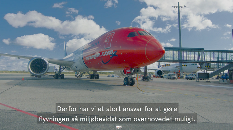 Norwegian er verdens grønneste flyselskab på transatlantiske ruter