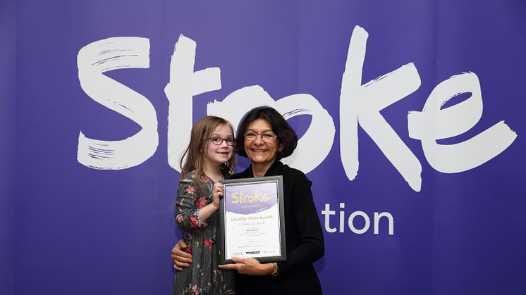 ​Six–year-old stroke survivor receives regional recognition