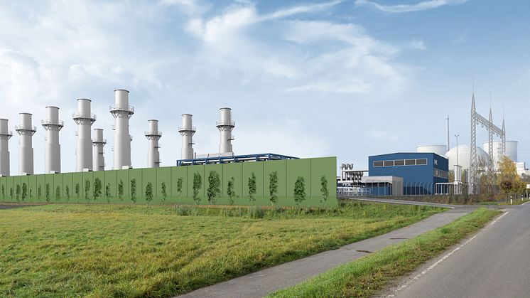 Das neue Gaskraftwerk soll im Oktober 2022 mit einer Leistung von bis zu 300 MW den Betrieb aufnehmen. (Bild: RWE)