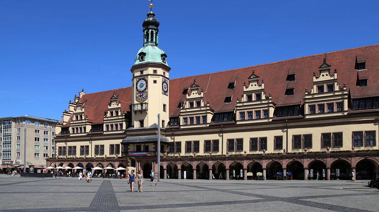 Eine der bekanntesten Sehenswürdigkeiten in Leipzig: das Alte Rathaus - Foto: Andreas Schmidt