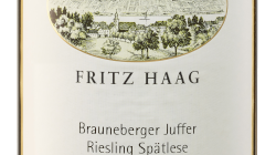 Fritz Haag-Brauneberger-Juffer-Riesling-Spätlese