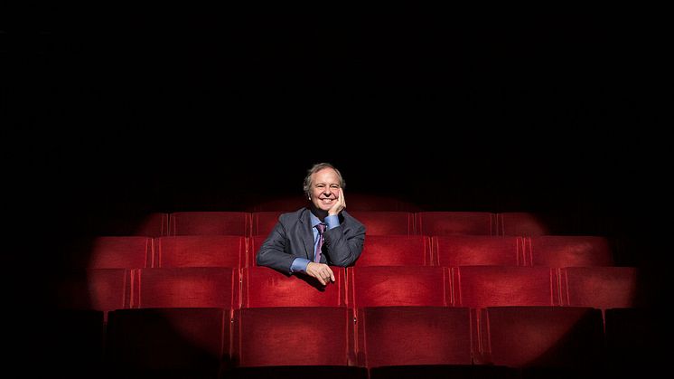 Chefdirigent Sakari Oramo är tillbaka hos Kungliga Filharmonikerna med två konsertveckor. Foto: Nadja Sjöström.