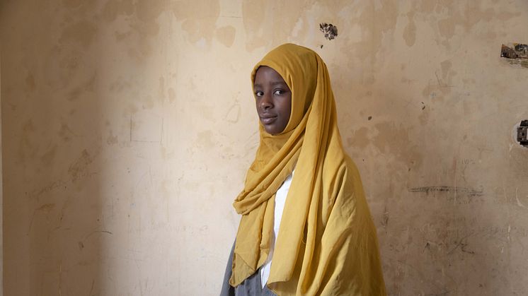 2021 drabbades området där Ghalia* bodde med sina döttrar Sheza*, 14 år, Sulafa*, 9 år, och Amal*, 7 år, i Sudan av en förödande översvämning och familjen flydde till Egypten. *Namnet är ändrat.