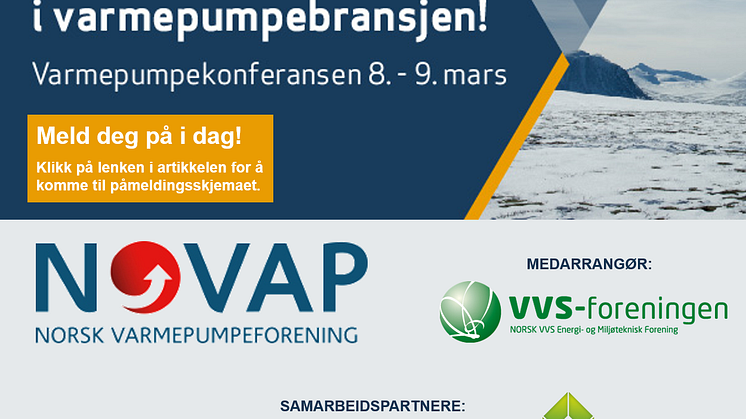 Varmepumpekonferansen 2016:  8.-9. mars