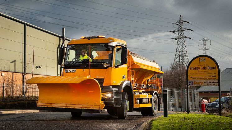 Gritting team tackles winter conditions to keep residents safe