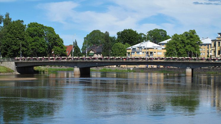 Lågt vatten i Klarälven - kommunen uppmanar till försiktighet  