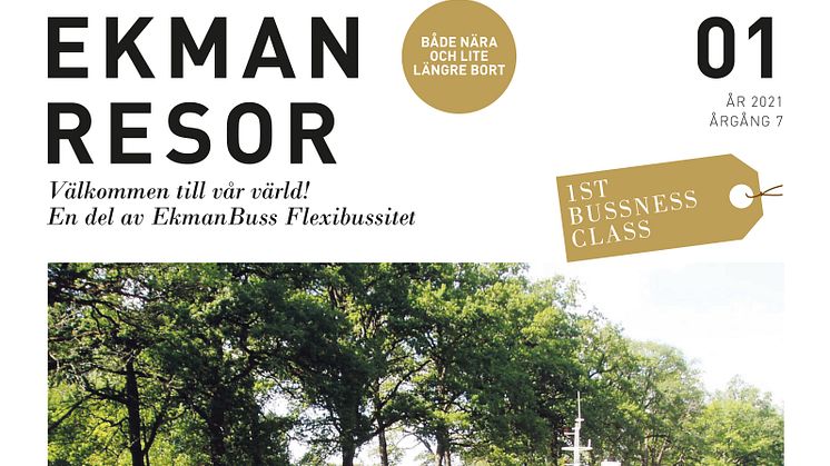 EkmanResor Ist Bussness Class resekatalog nr. 01 2021